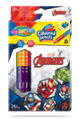 Pastelky Colorino trojhranné, Marvel Avengers - 24 barev