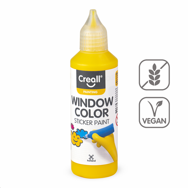Barva na sklo Creall Window color, 80 ml, žlutá