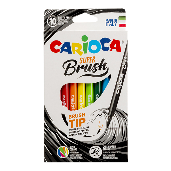Fixy Carioca Brush - 10 ks