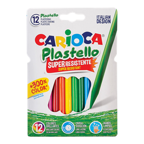 Voskovky Carioca Plastello - 12 ks