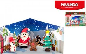 Modelovací hmota Paulinda -Merry Christmas - 6 x 14g + příslušenství
