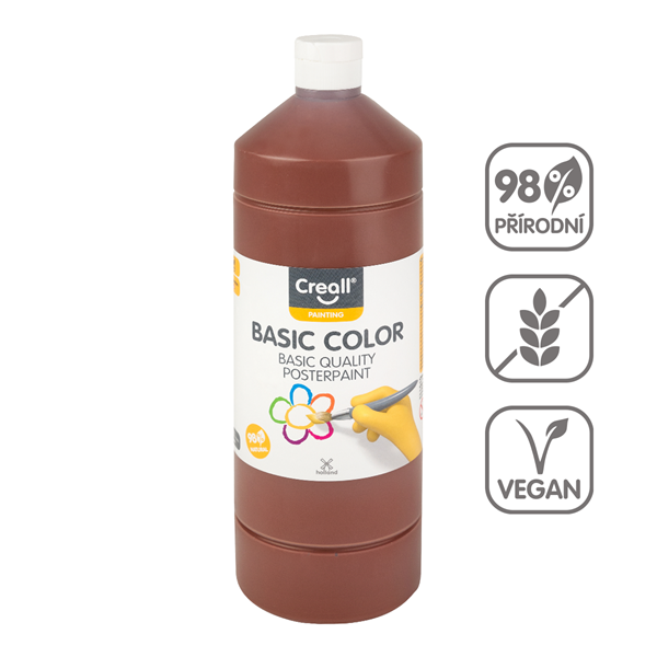 Temperová barva Creall - 1 L - tmavě hnědá