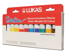 Olejové barvy LUKAS Berlin - 10 × 20 ml