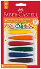 Plastové pastelky Faber-Castell do dlaně 4plus, BL 6 ks