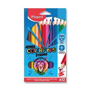 Pastelky MAPED Color´Peps STRONG JUMBO - 12 barev