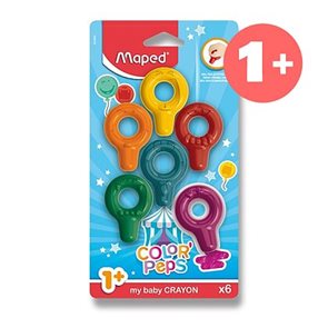 Pastely Maped Color&#180;Peps Baby Crayons - 6 barev