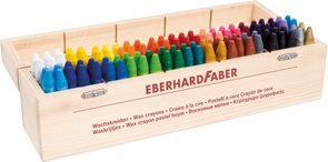 Voskovky Eberhard Faber - trojhranné 100ks