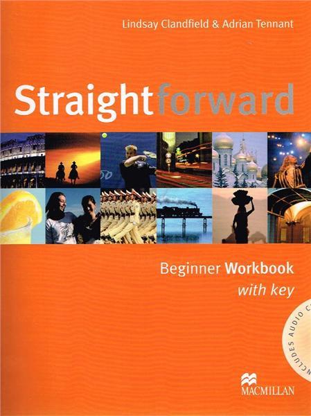 Straightforward beginner Workbook with key + audio CD - Clandfield,Tennant - A4, sešitová, Sleva 166%