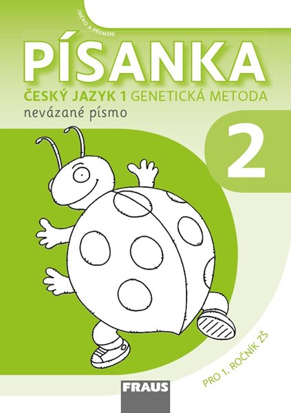 Písanka 2 pro Český jazyk 1. ročník - genetická metoda - nevázané písmo - 14,8x21 cm