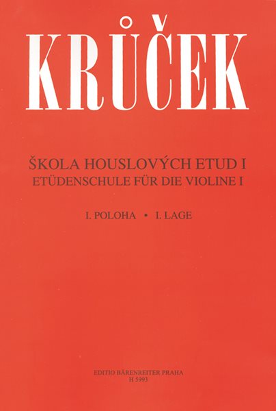 Škola houslových etud I - Krůček Václav - 24x32 cm