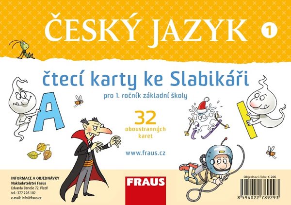 Čtecí karty ke Slabikáři - nová generace - Lenka Březinová, Jiří Havel, Hana Stadlerová - 148 x 210 mm