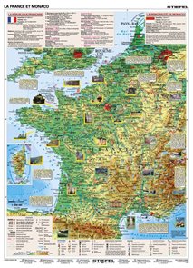 La France en faits et chiffres 120 &#215; 160 cm