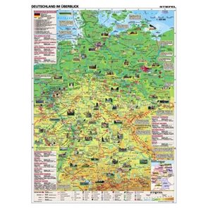 Deutschland im &#220;berblick 120 &#215; 160 cm