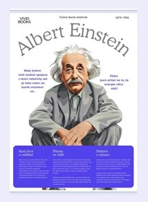 Pl&#225;těn&#253; obraz Albert Einstein 594 &#215; 841 mm