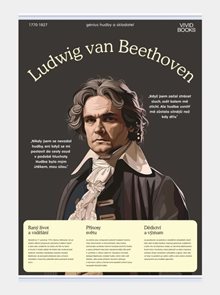Pl&#225;těn&#253; obraz Ludwig van Beethoven 420 &#215; 594 mm
