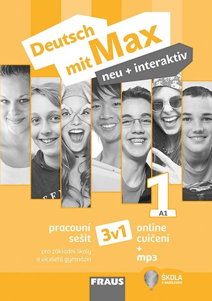 Deutsch mit Max neu + interaktiv 1 - pracovní sešit (3v1) - Tvrzníková J., Poul O., Zbranková M. - 21 x 29,7 cm