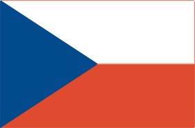 Vlajka ČR - návlek na žerď 90 × 60 cm - 60x90 cm
