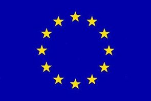 Vlajka EU - karabiny na zavěšení 60 × 90