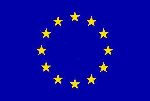 Levně Stolní vlaječka EU - praporek s návlekem - 11x16,5 cm