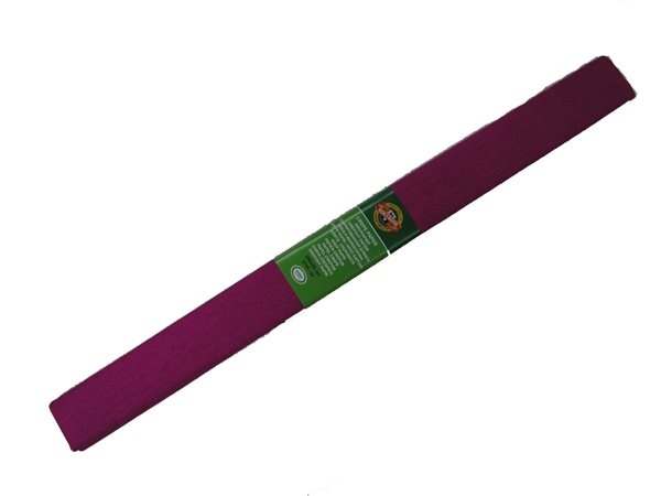 Koh-i-noor Krepový papír barva 4 tmavě růžová - Role 50x200 cm