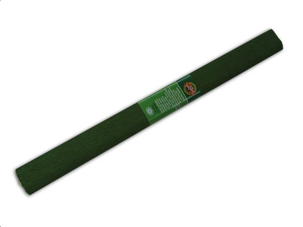 Levně Koh-i-noor Krepový papír barva 20 olivově zelená - Role 50×200 cm
