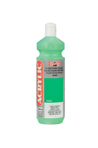 Levně Koh-i-noor akrylová barva Acrylic - 500 ml - zelená světlá