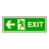 Exit vlevo - 30×10/ FL-fólie