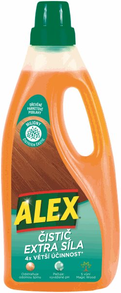 Alex čistič extra síla - na dřevo 750 ml