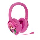 BuddyPhones Cosmos+ dětská bluetooth sluchátka s odnímatelným mikrofonem, růžová