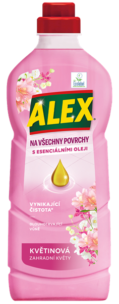 Alex - čistič na všechny povrchy - 1 l - zahradní květy