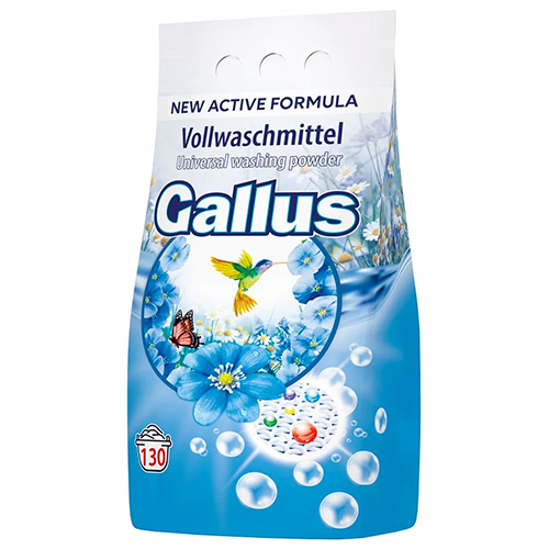 Levně Prací prášek Gallus Universal - 8,45 kg (130 dávek), Sleva 40%