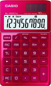 Casio Kalkulačka SL 1000TW RD - růžová