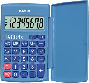 Kalkulačka Casio LC 401 LV BU - blue