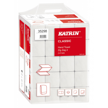 Levně Z-Z ručníky Katrin 2 vrstvé - bílé ( 200 ks x 20 bal )