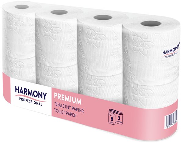 Levně Harmony Profesional toaletní papír 3 vrstvý ( 8 ks )