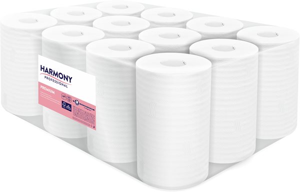 Levně Harmony Profesional papírové ručníky Midi 2 vrstvé ( 12 rolí )