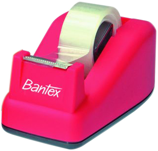 Levně Bantex Odvíječ lepicí pásky TD100 - růžový, Sleva 23%