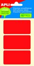 APLI Samolepicí etikety v sáčku 34 × 67 mm - červené