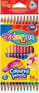 Oboustranné trojhranné pastelky Colorino - 24 barev / 12 pastelek
