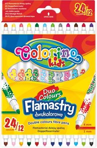 Fixy Colorino oboustranné - 12 ks/ 24 barev