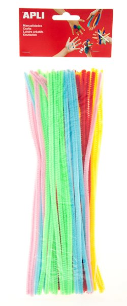 Modelovací drátky APLI - barevný mix pastelový - 50 ks, Sleva 14%