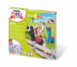 Sada FIMO Kids Form & Play - Poníci