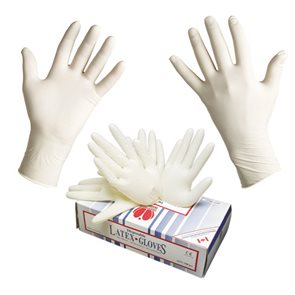 Vyšetřovací latexové rukavice - bez pudru velikost XL ( 100 ks )