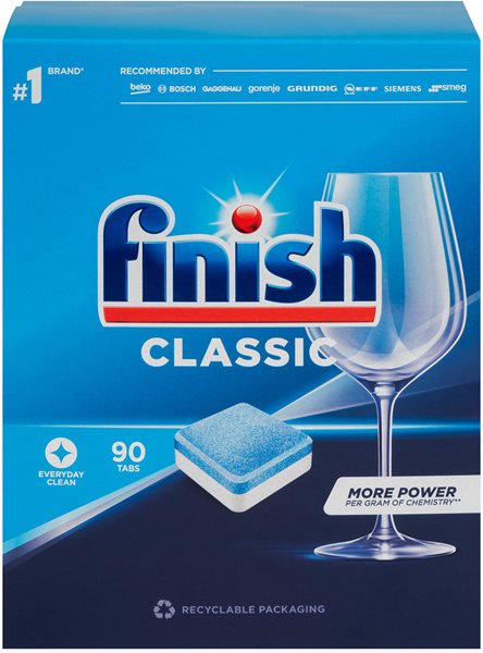 Levně Finish Classic tablety Regular (90 ks)