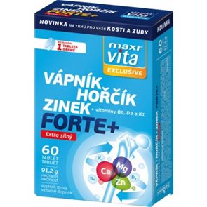 Maxi Vita Exclusive Vápník–hořčík–zinek forte+