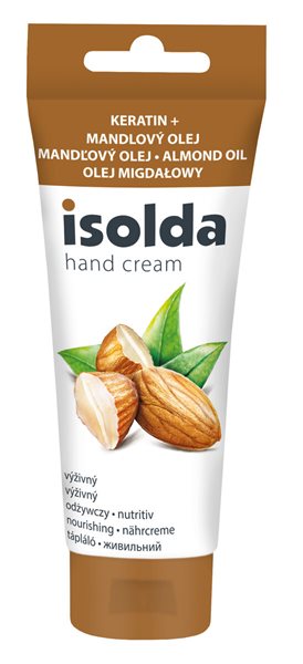 ISOLDA krém na ruce - keratin s mandlovým olejem 100 ml