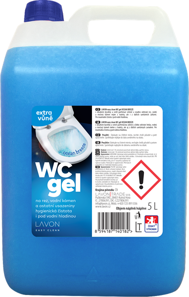 Levně Lavon WC gel - ocean breeze 5 l, Sleva 28%