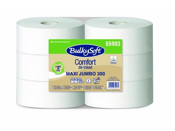 Toaletní papír BulkySoft Maxi Jumbo 280 - 2 vrstvý, 6 rolí