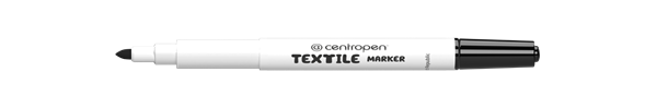 Centropen Popisovač 2739 na textil - černý