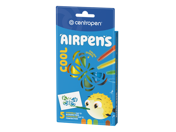 Centropen Foukací fixy AIR PENS 1500/5 COOL - sada 5 barev